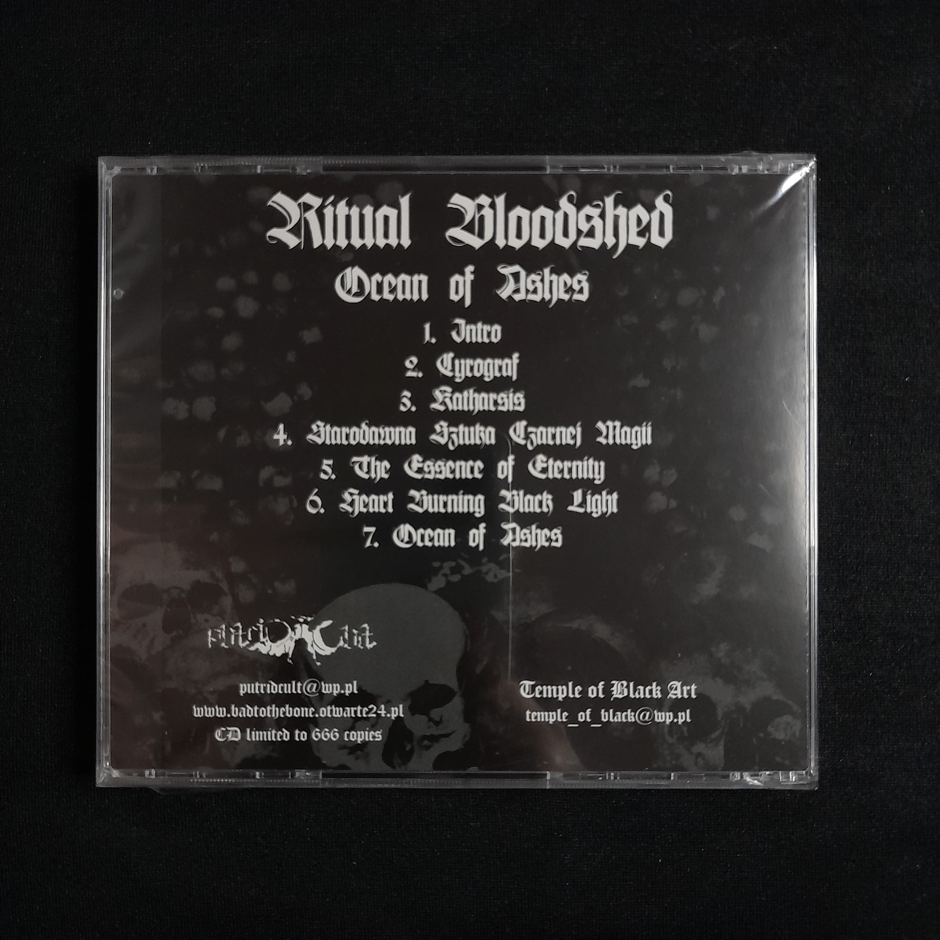 Ritual Bloodshed - Ocean of Ashes CD