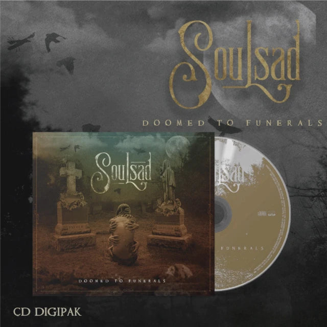 SOULSAD- Doomed to Funerals Compilation CD Digipak | Black Hearts Records