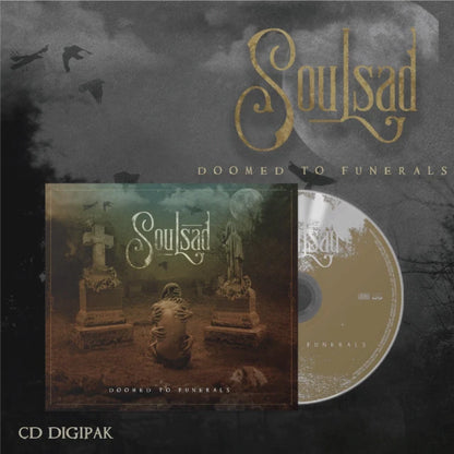 SOULSAD- Doomed to Funerals Compilation CD Digipak | Black Hearts Records