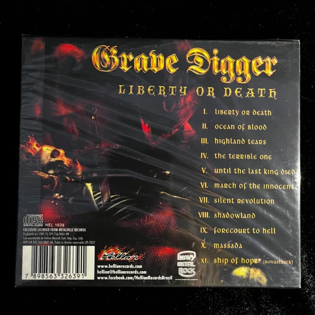 Grave Digger - Liberty or Death CD Slipcase