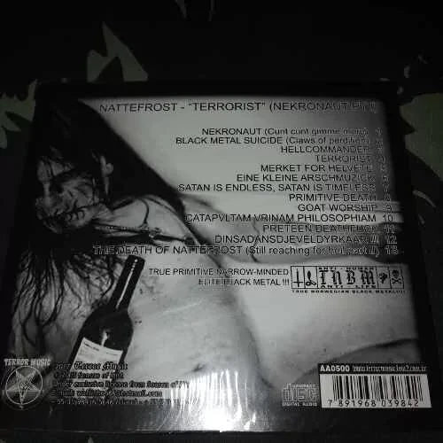 Nattefrost - Terrorist Nekronaut Pt. I CD Digipak