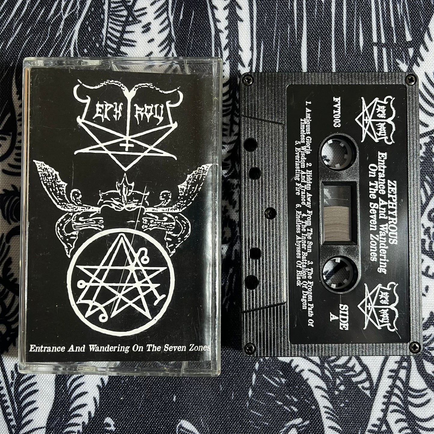 Zephyrous - Entrance and Wandering on the Seven Zones Cassete | Black Hearts Records