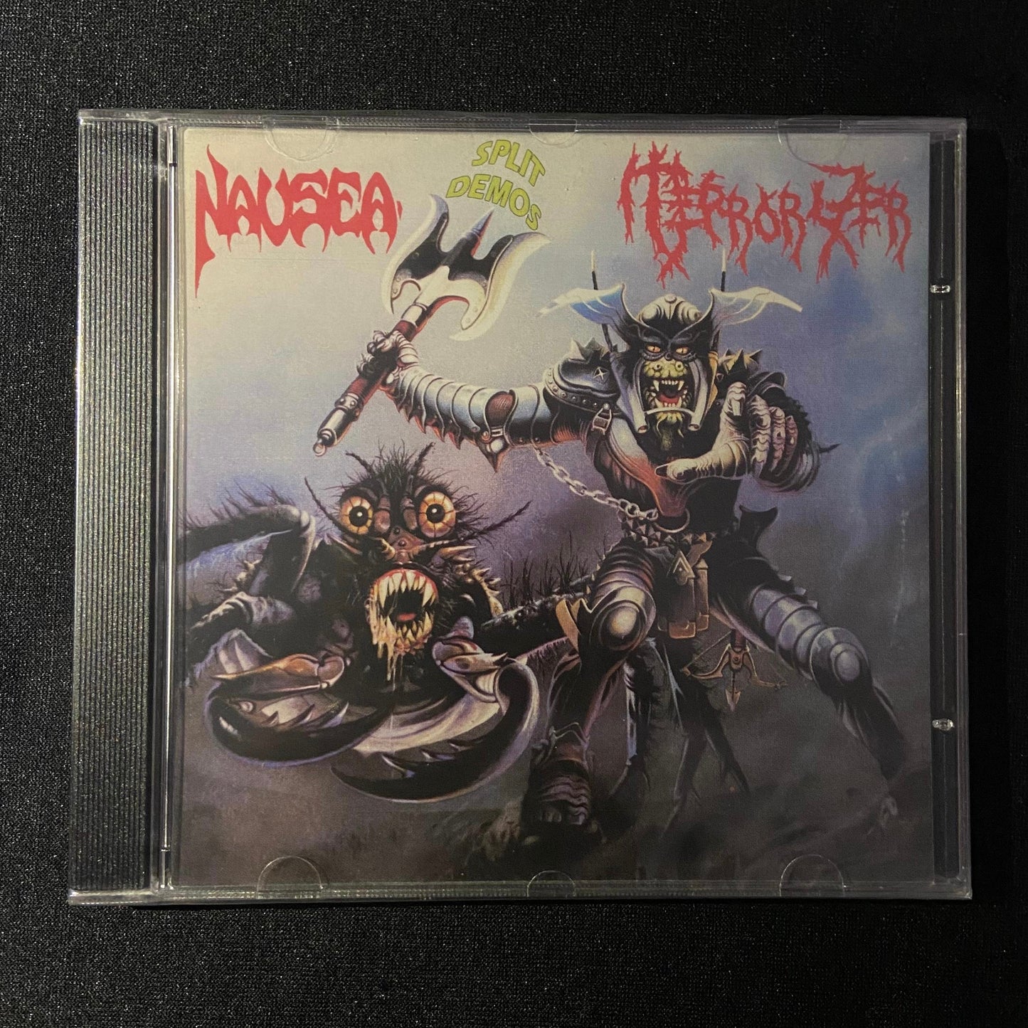 TERRORIZER / NAUSEA- Split Demo 87/88 CD | Black Hearts Records