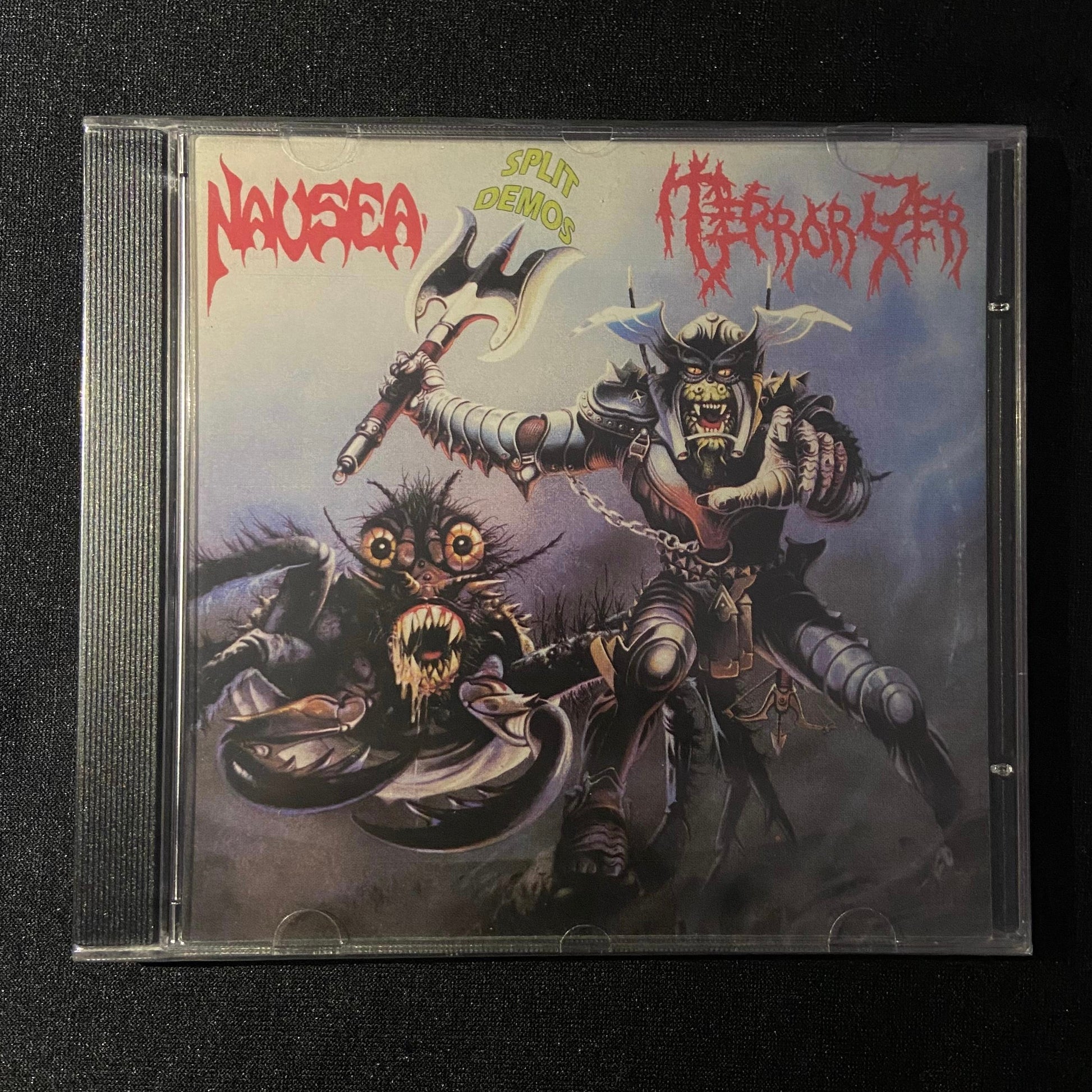 TERRORIZER / NAUSEA- Split Demo 87/88 CD | Black Hearts Records