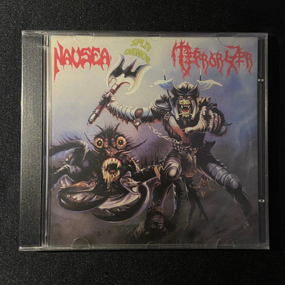 TERRORIZER / NAUSEA- Split Demo 87/88 CD | Black Hearts Records