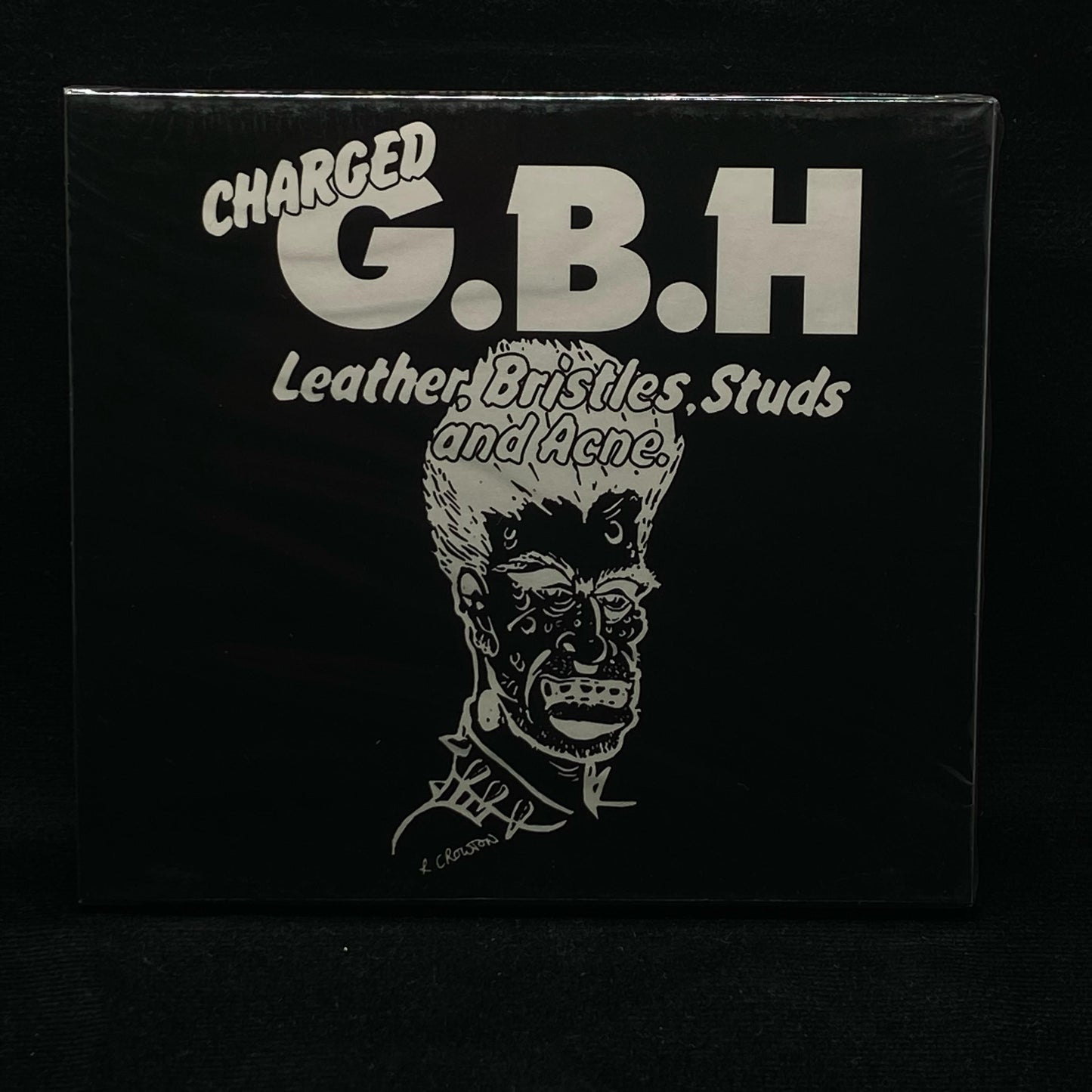 G.B.H - Leather, Bristles, Studs and Acne CD Slipcase | Black Hearts Records