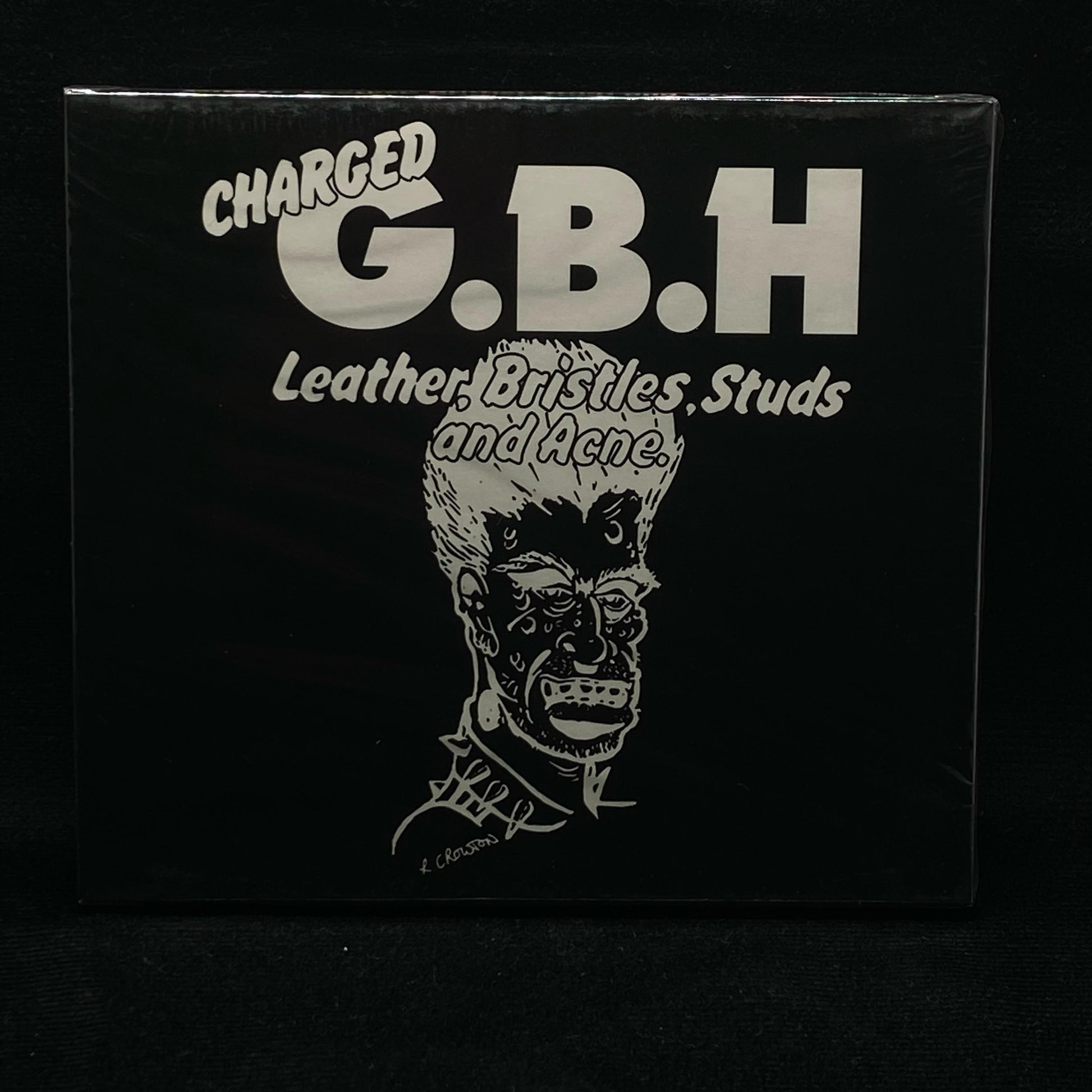 G.B.H - Leather, Bristles, Studs and Acne CD Slipcase | Black Hearts Records