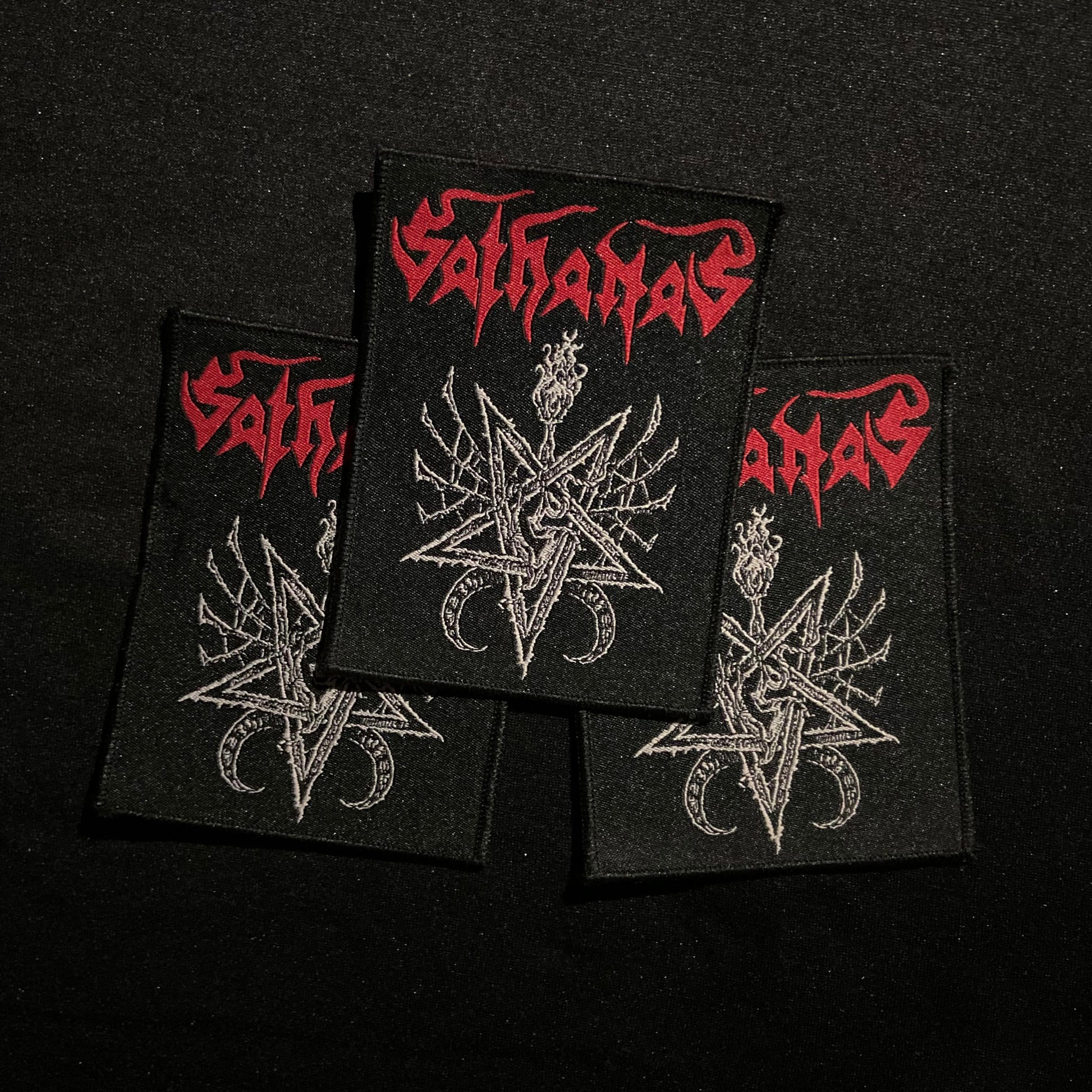 Sathanas - Logo Patch | Black Hearts Records