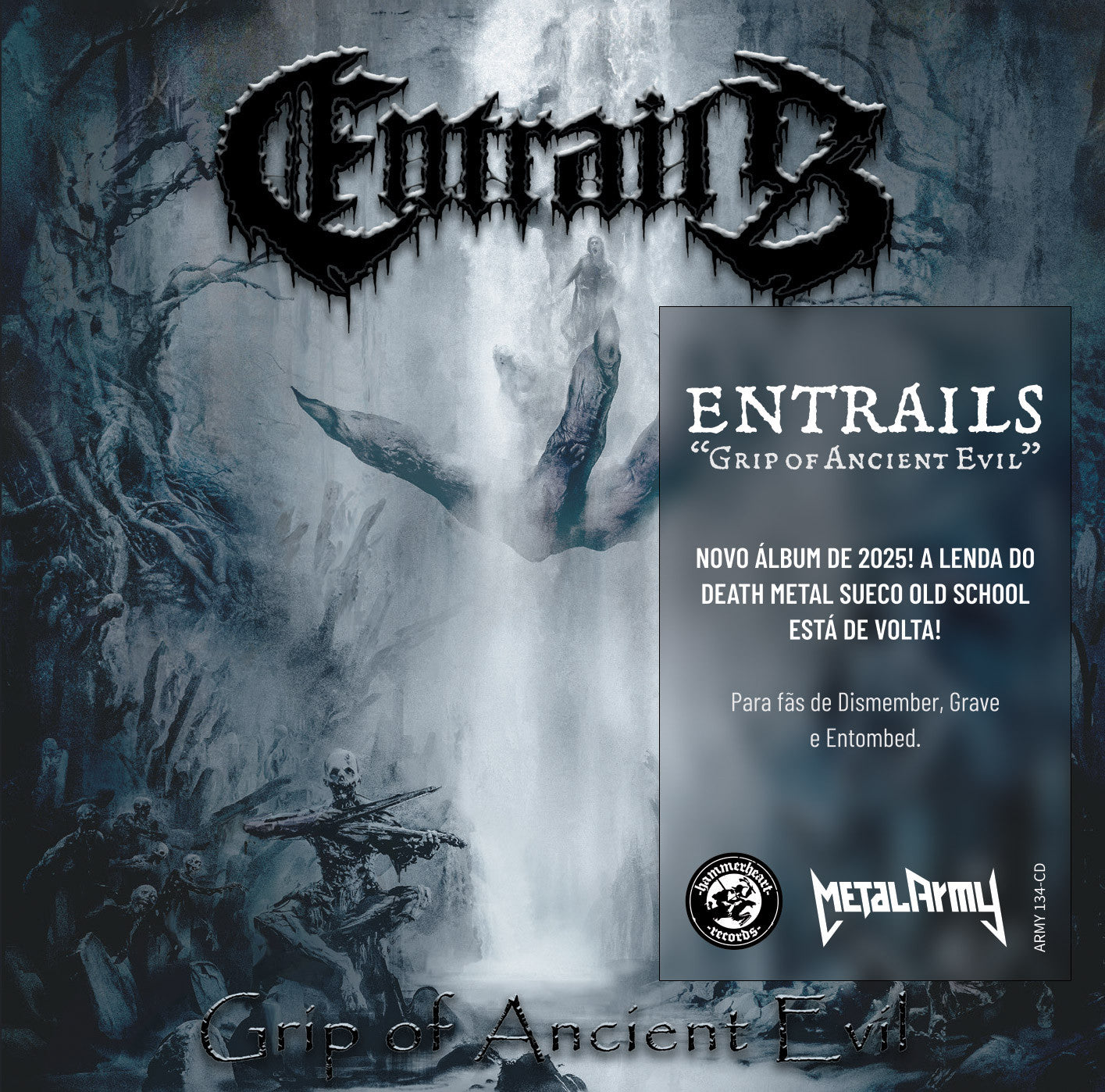 Entrails - Grip of Ancient Evil CD | Black Hearts Records