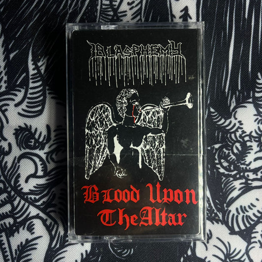 BLASPHEMY - Blood upon the Altar Cassete | Black Hearts Records