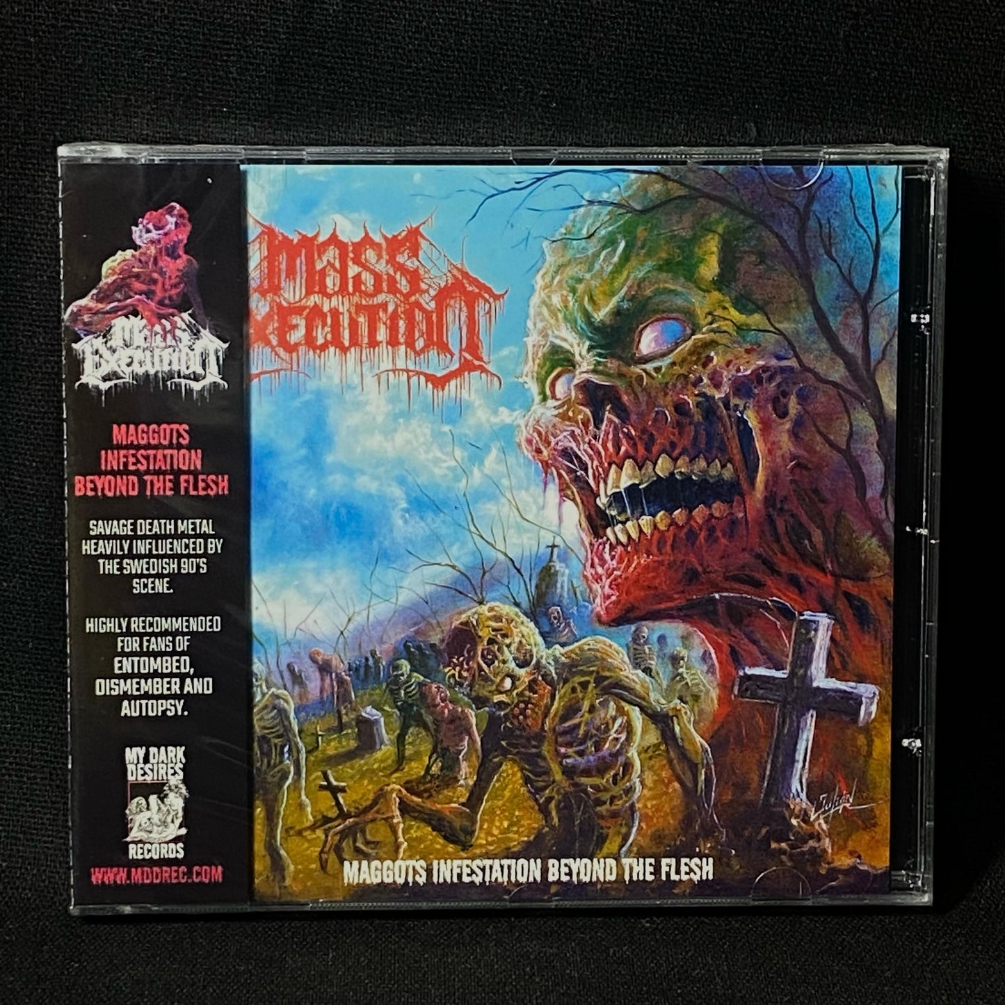 Mass Execution - Maggots Infestation Beyond the Flesh CD | Black Hearts Records