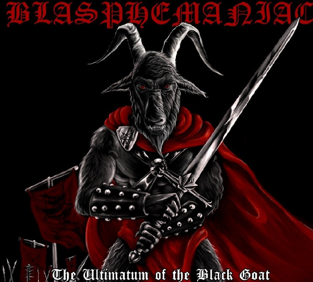 BLASPHEMANIAC - The Ultimatum of the Black Goat CD-R Pro Digifile