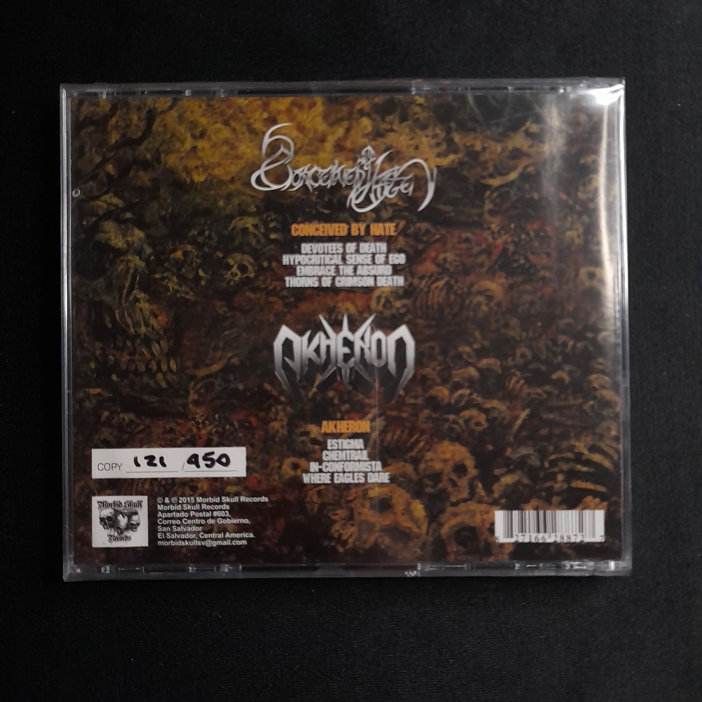 Conceived by Hate / Akheron - Coalition of Death CD
