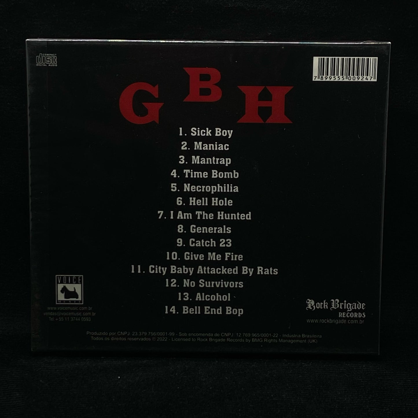 G.B.H - No Survivors CD Slipcase