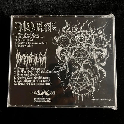 Sulphurhaze / Omenfilth  - Veneration of Cruel Lust CD