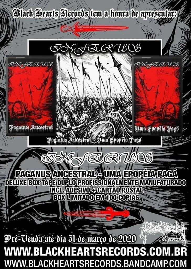 INFERUS "Paganus Ancestral - Uma Epopéia Pagã" 2-Tape Box