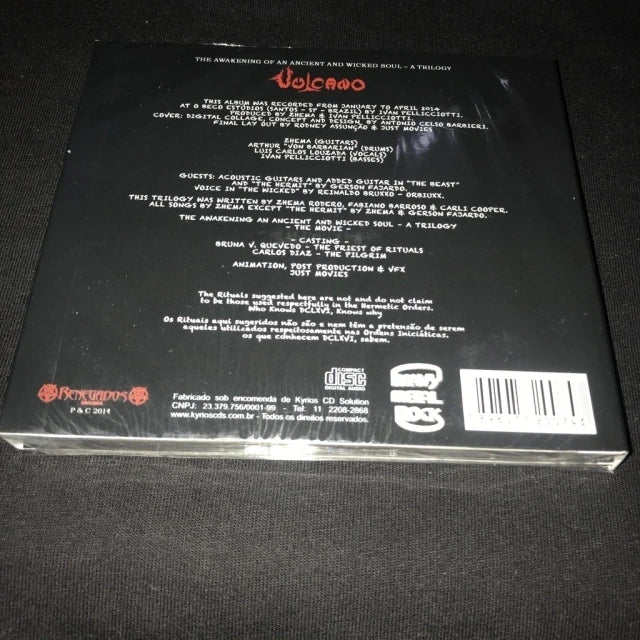 Vulcano - The Awakening of an Ancient and Wicked Soul - A trilogy CD+DVD Digi