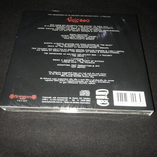 Vulcano - The Awakening of an Ancient and Wicked Soul - A CD+DVD Digi trilogy