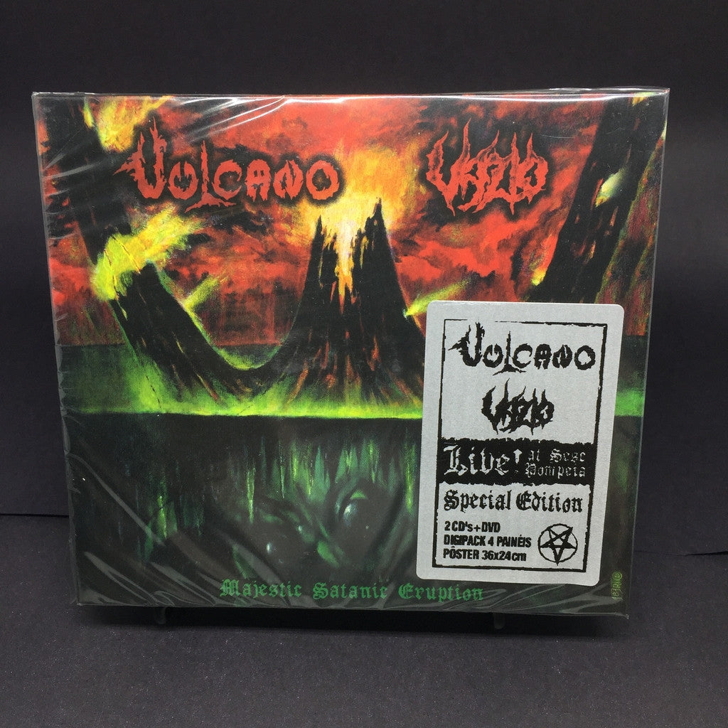 VULCANO / VAZIO - Majestic Satanic Eruption 2CD+DVD Digipak | Black Hearts Records