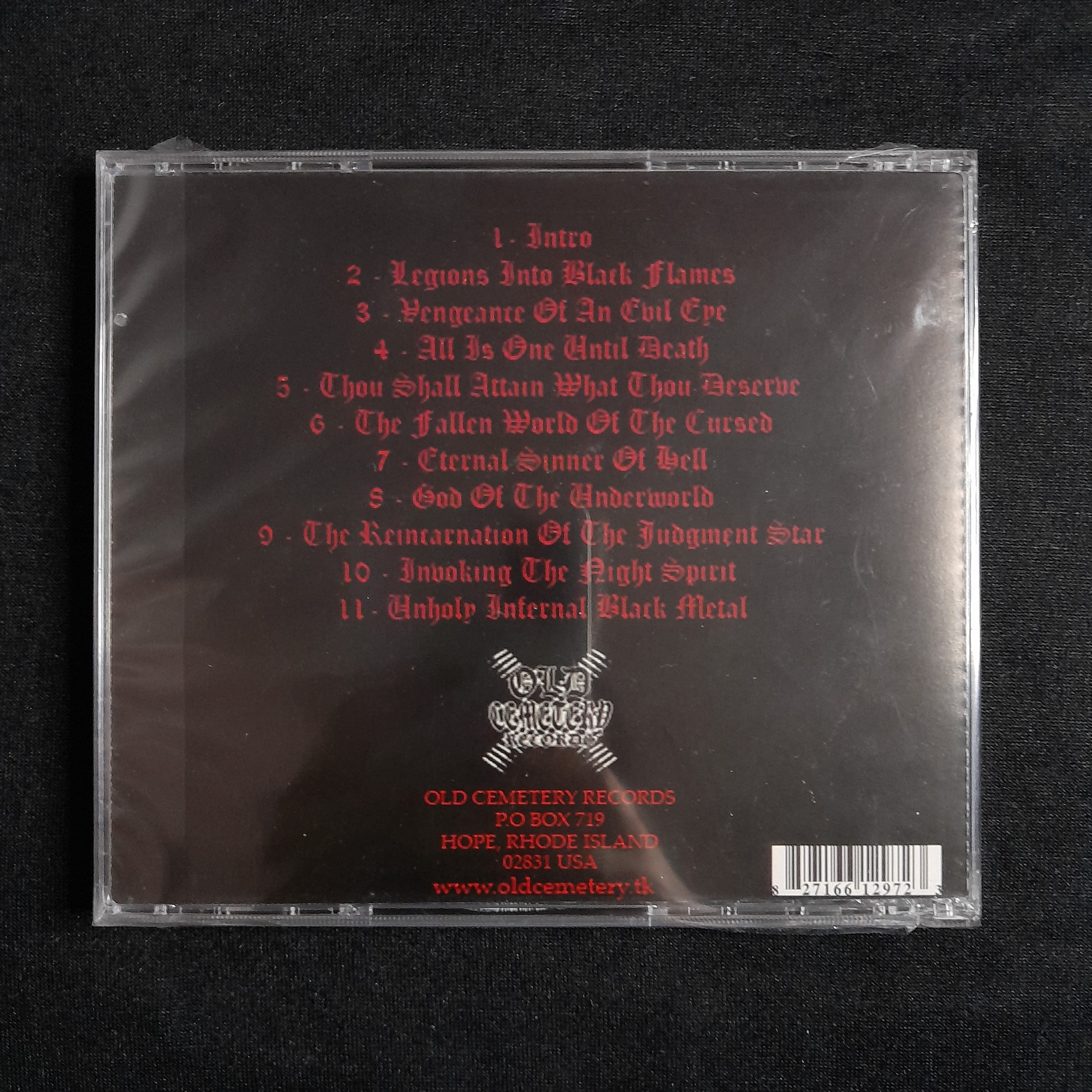 Smouldering in Forgotten - Legions into Black Flames CD