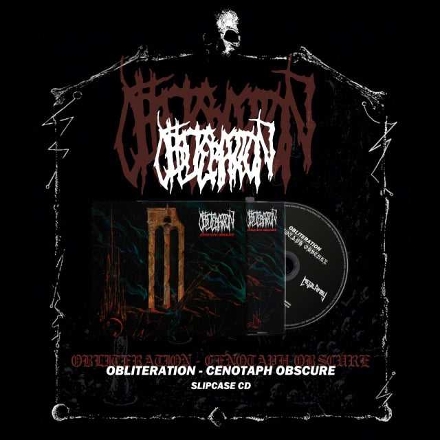 OBLITERATION "Cenotaph Obscure" Slipcase CD