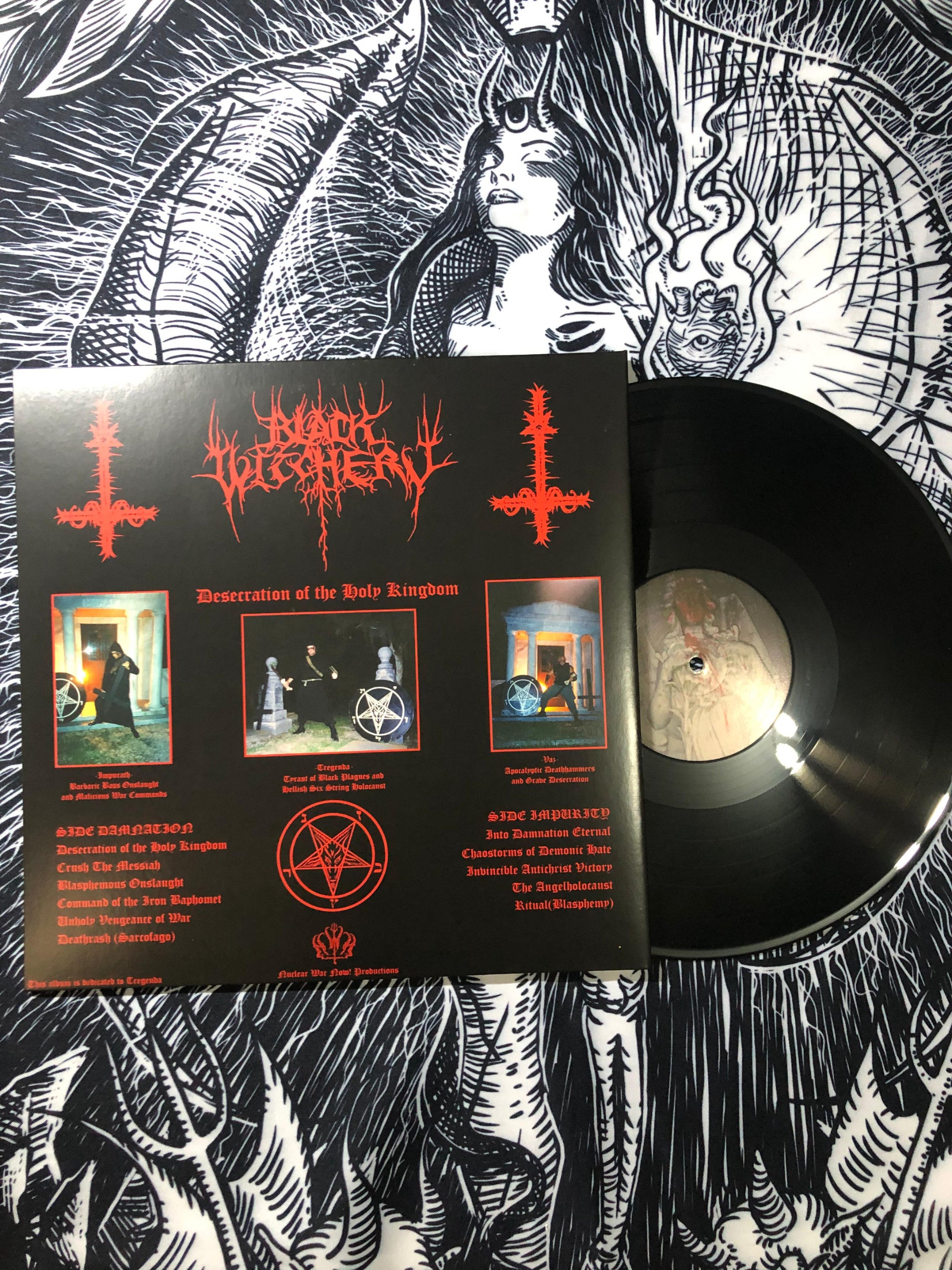 Black Witchery - Desecration of the Holy Kingdom LP