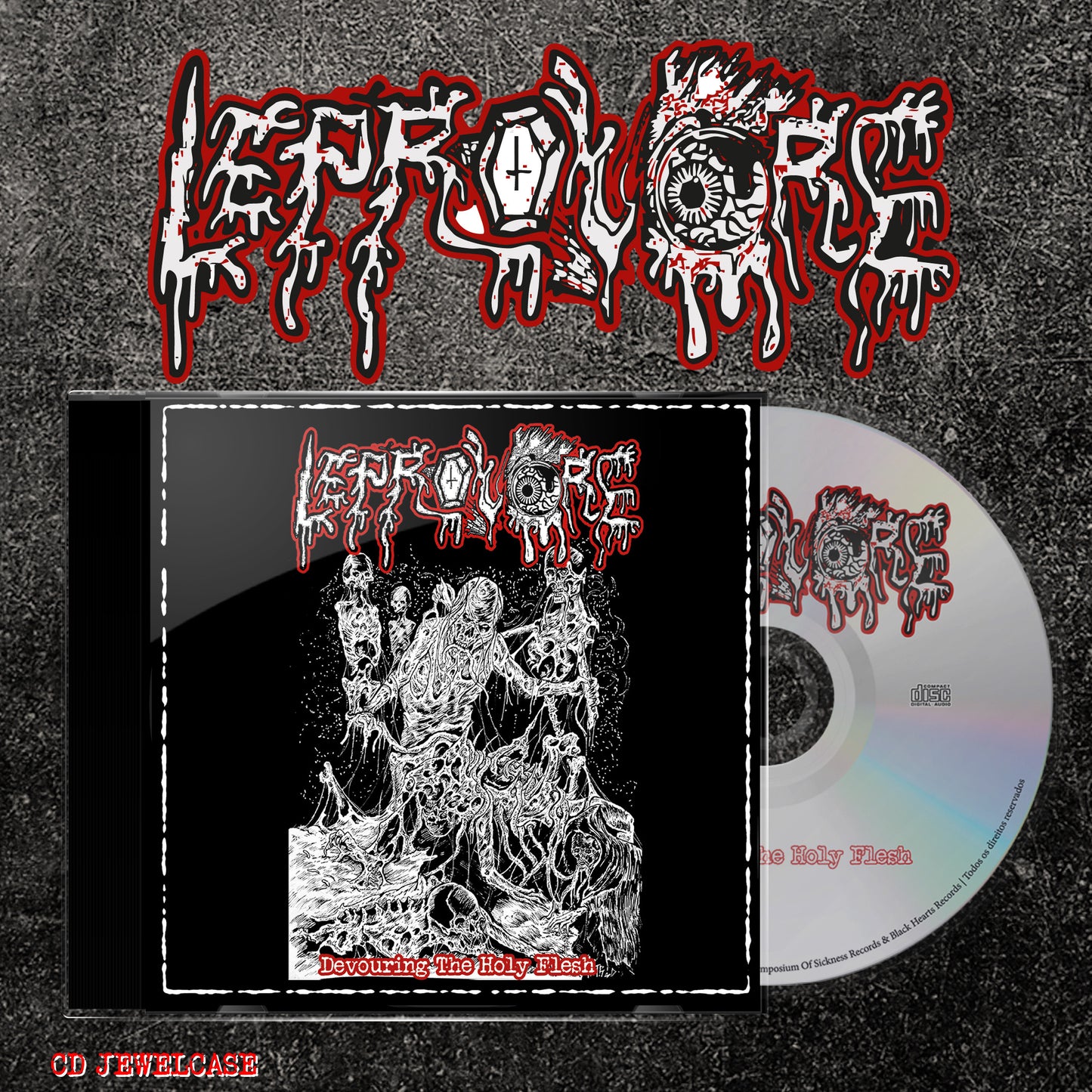 LEPROVORE- Devouring The Holy Flesh CD | Black Hearts Records