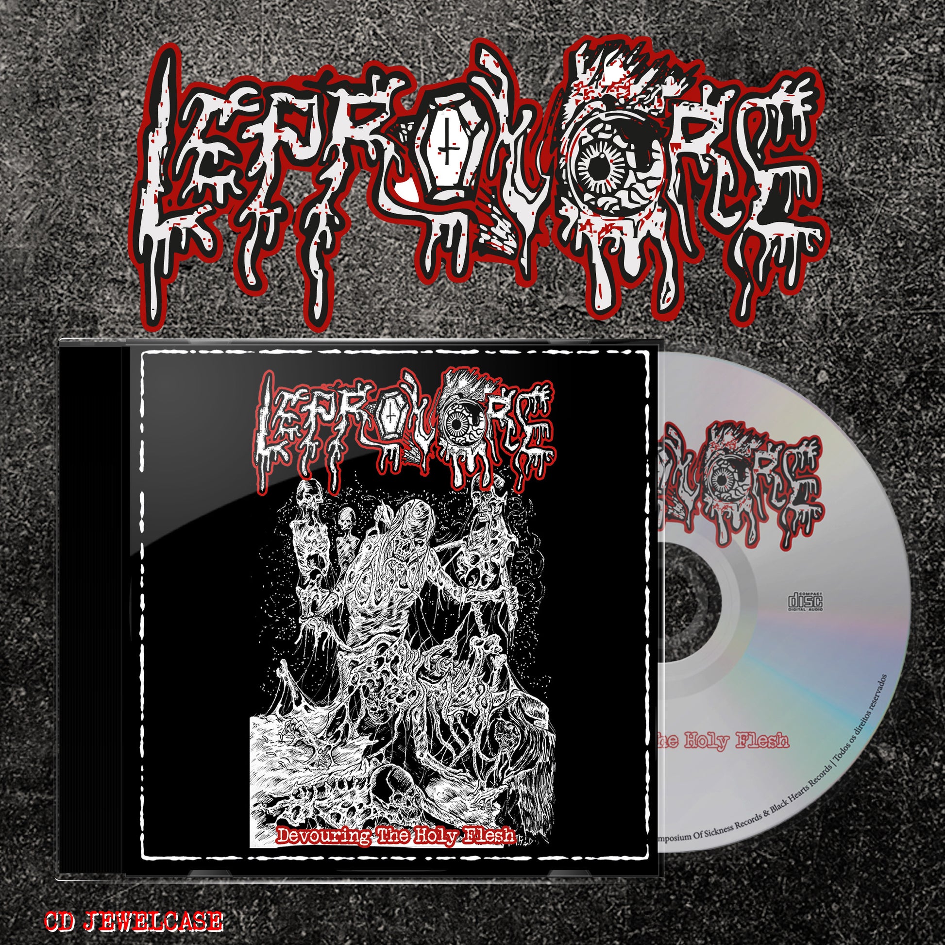 LEPROVORE- Devouring The Holy Flesh CD | Black Hearts Records