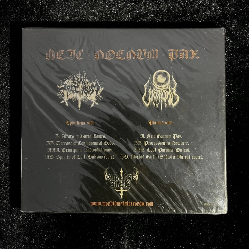 Evil Spectrum/ Uttertomb - Heic Noenum Pax CD Digipak