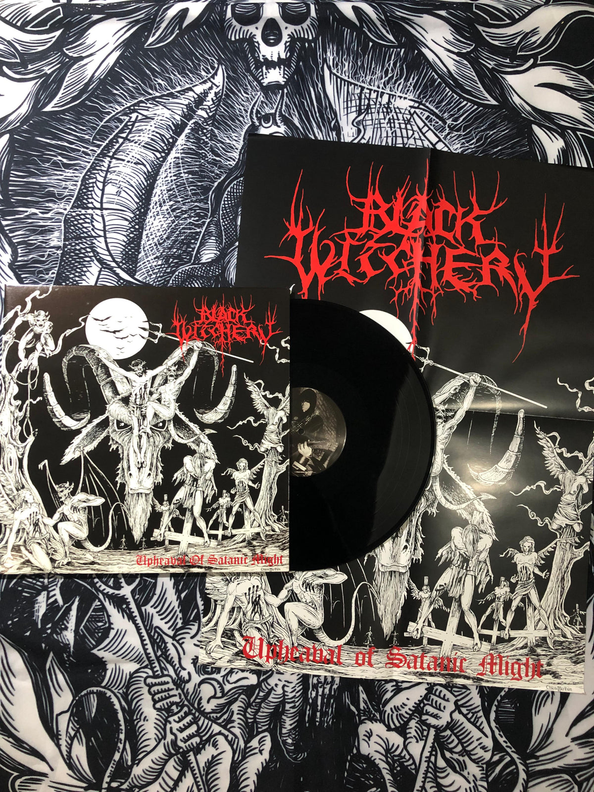 BLACK WITCHERY - Upheaval of Satanic Might LP | Black Hearts Records