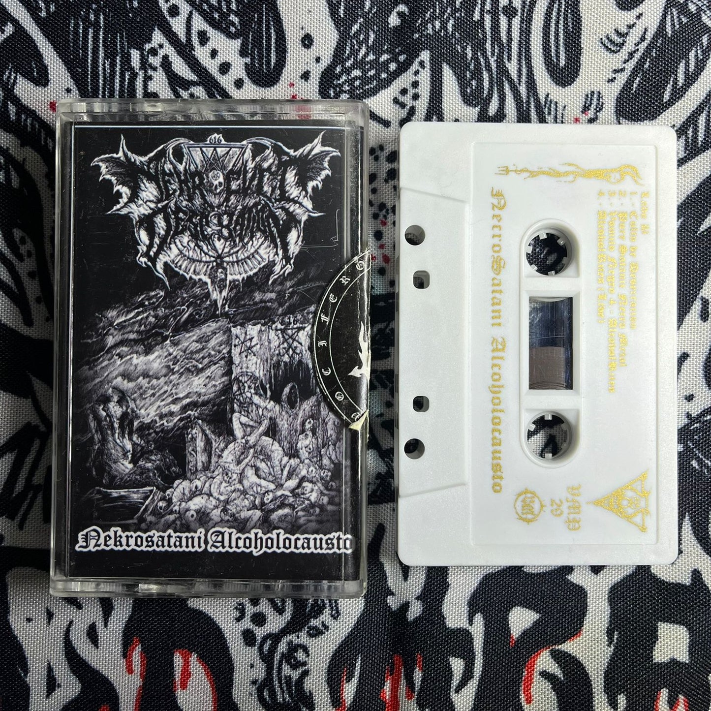 Nekro Cvlt Desecration - Nekrosatani alcoholocausto Cassete | Black Hearts Records