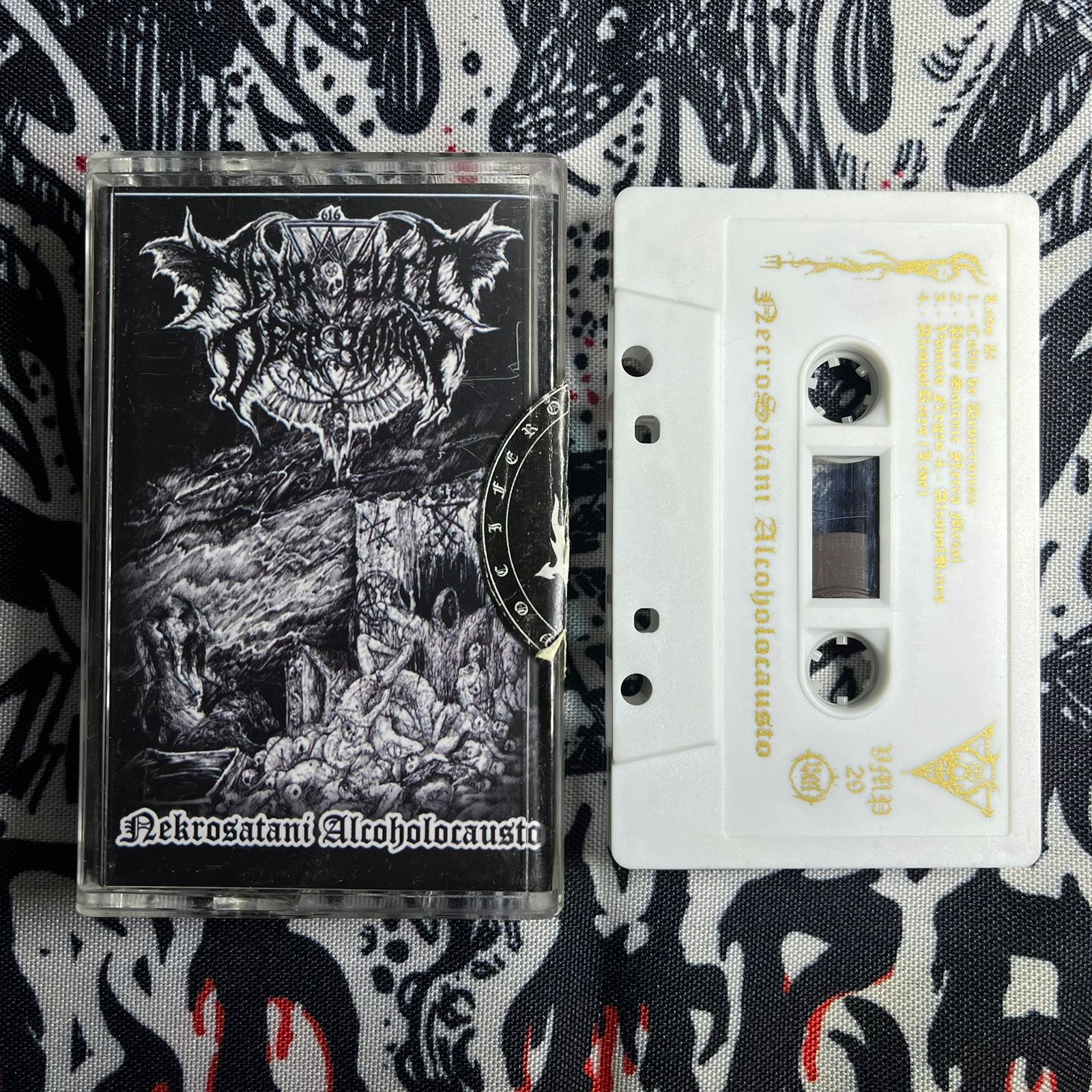 Nekro Cvlt Desecration - Nekrosatani alcoholocausto Cassete | Black Hearts Records
