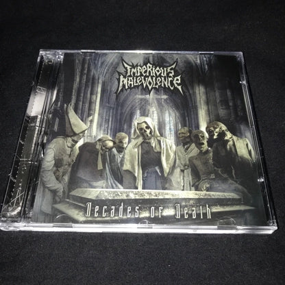 Imperious Malevolence - Decades of Death CD | Black Hearts Records