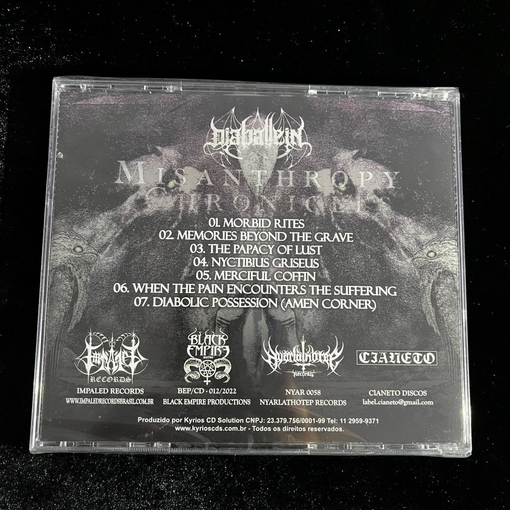Diaballein - Misanthropy Chronicle CD