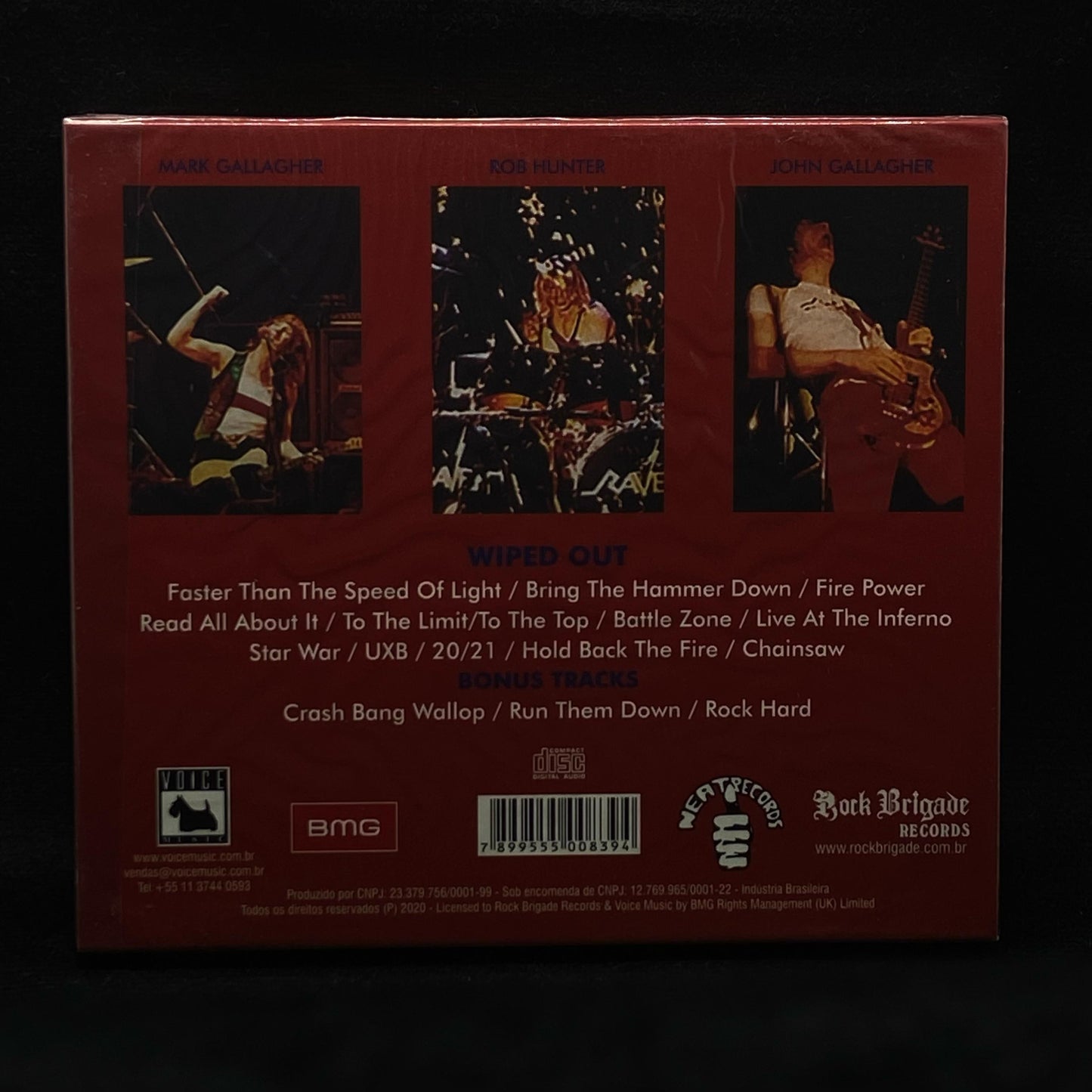 Raven - Wiped Out CD Slipcase