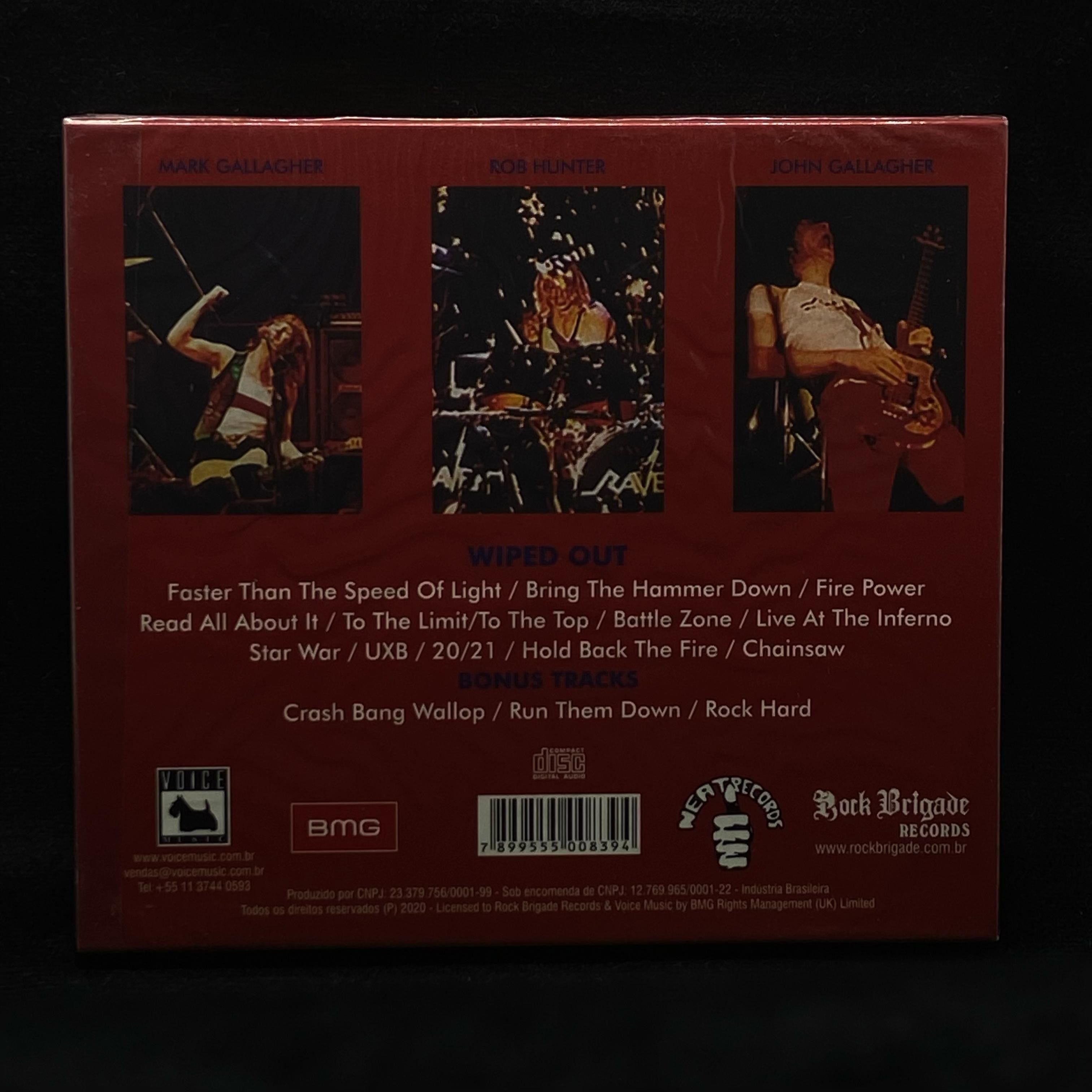 Raven - Wiped Out CD Slipcase