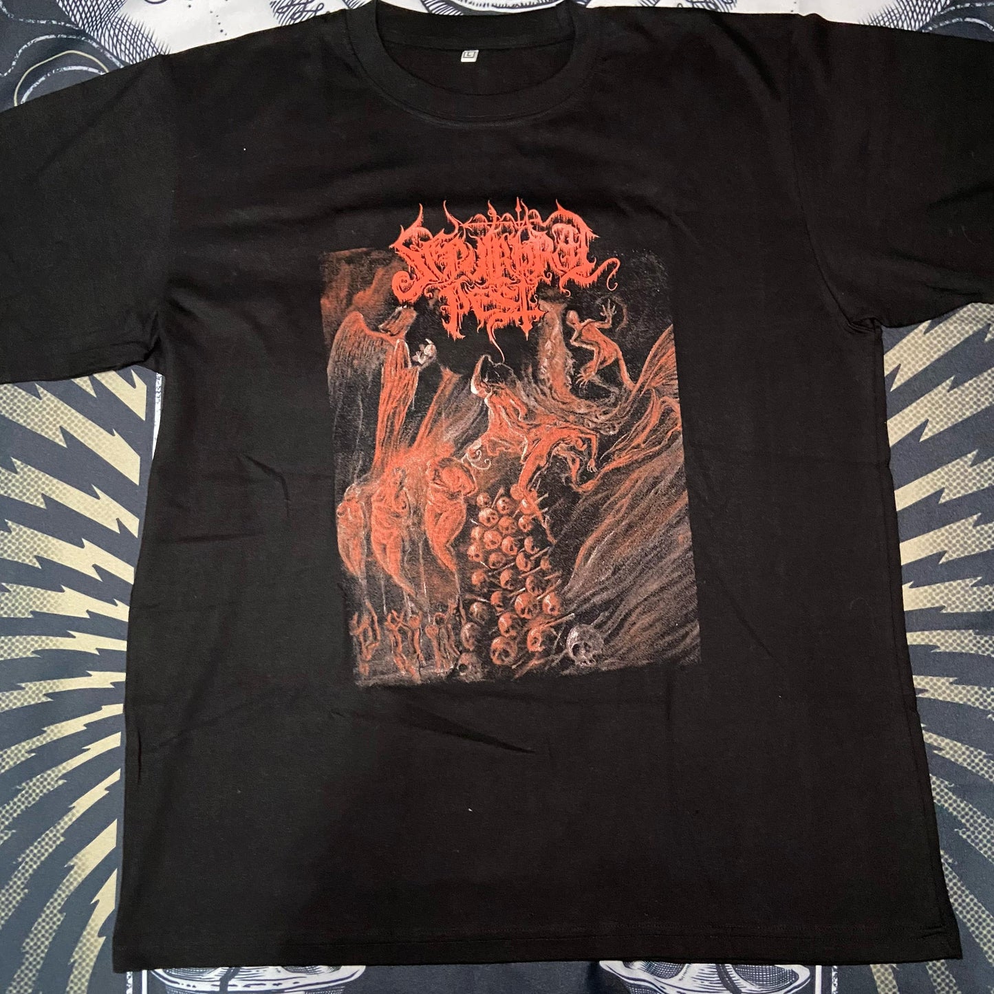 SEPULKHRAL PEST - Kultum Hominis Mortum Camiseta Preta | Black Hearts Records