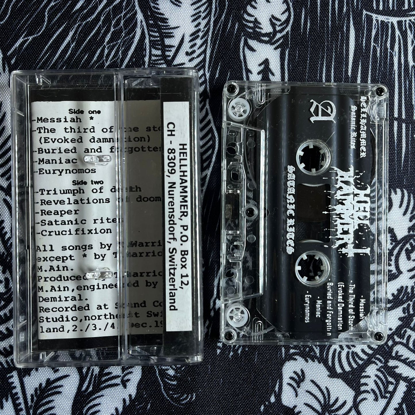 Hellhammer - Satanic Rites Cassete