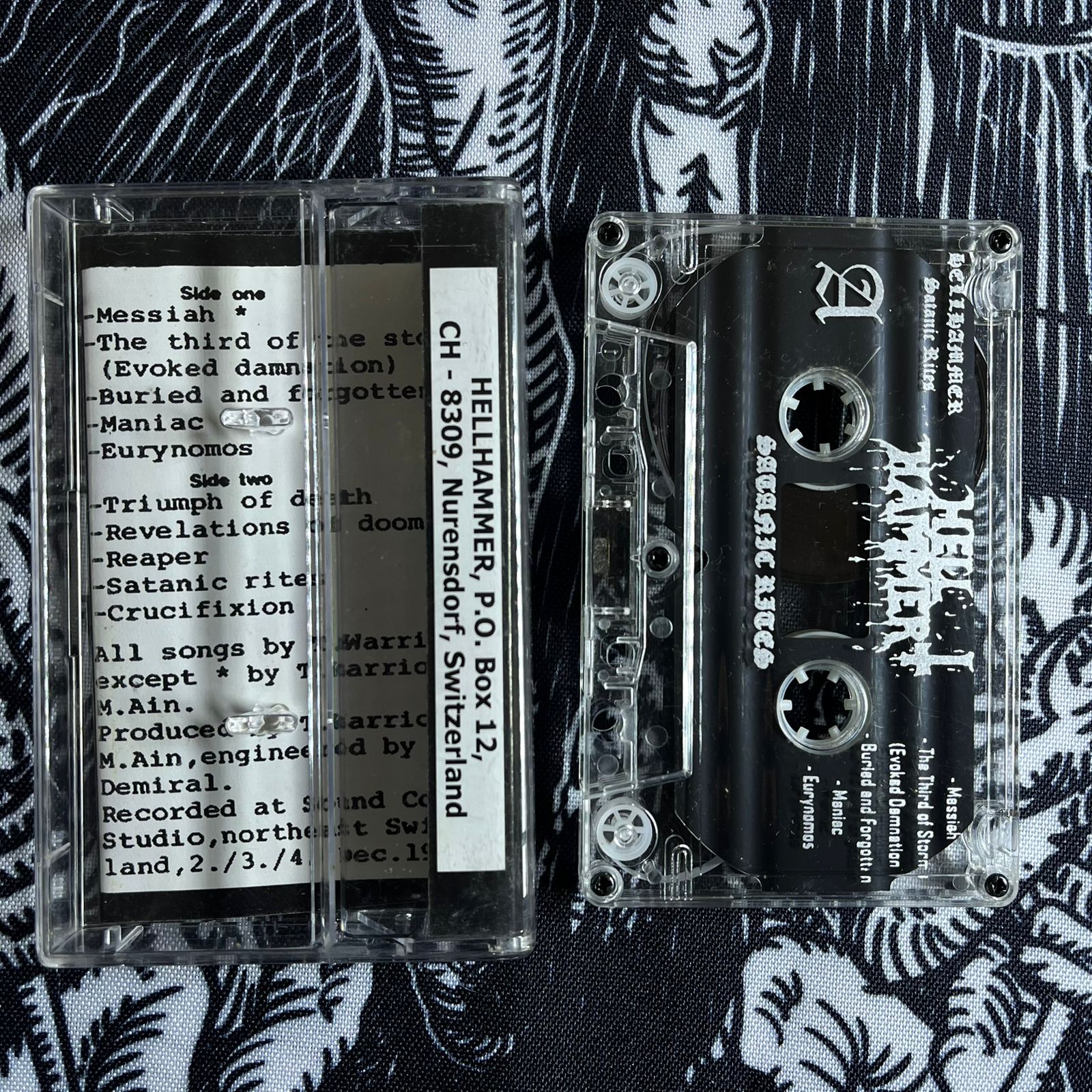 Hellhammer - Satanic Rites Cassete