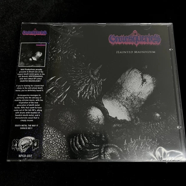 Grotesqueries - Haunted Mausoleum CD | Black Hearts Records