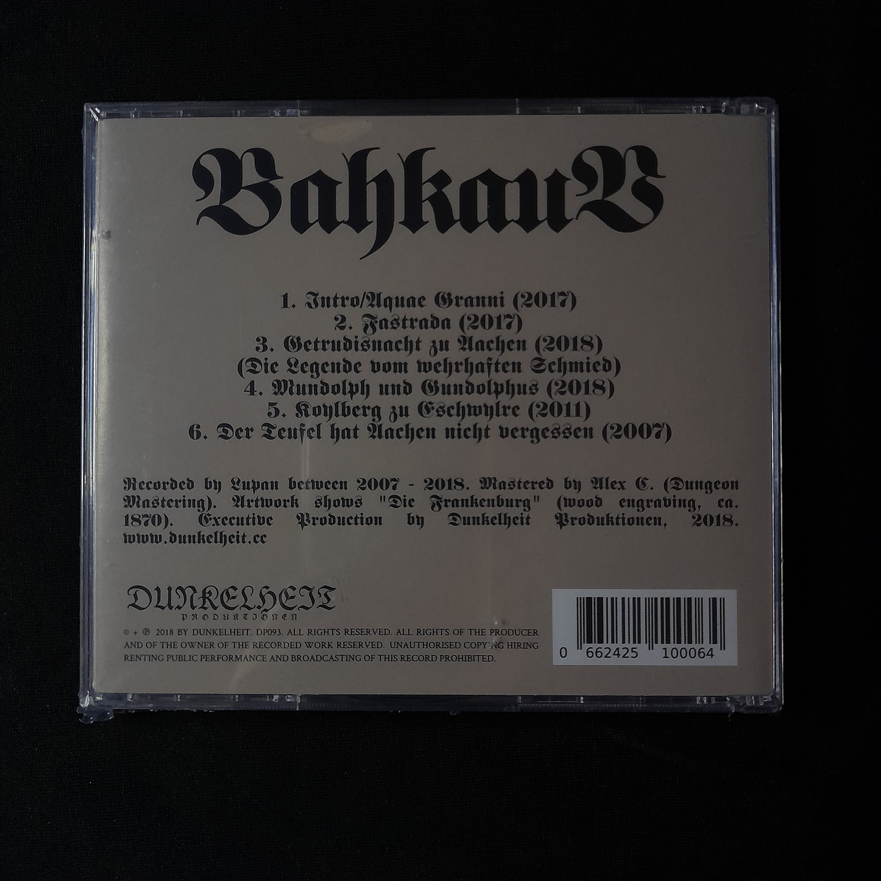 Bahkauv - Et Bahkouv kütt CD