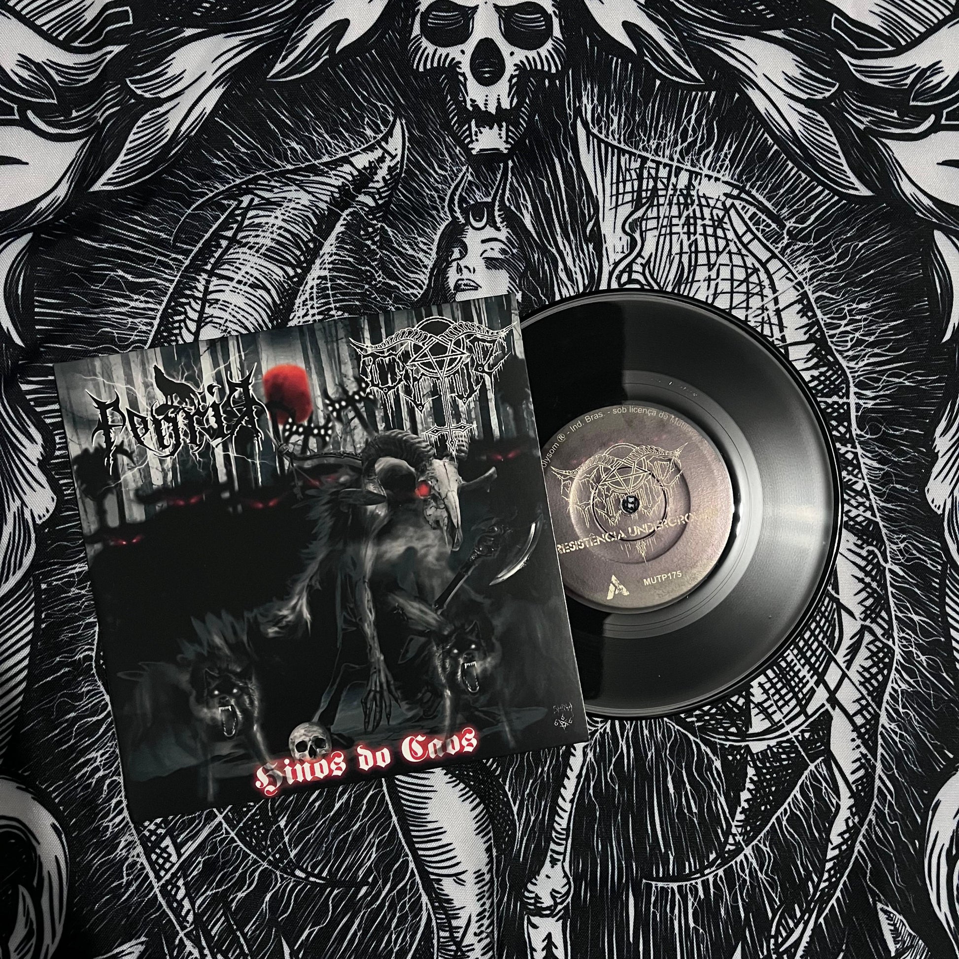 Fenrir / C. R. U. E - Hinos do Caos 7" EP | Black Hearts Records