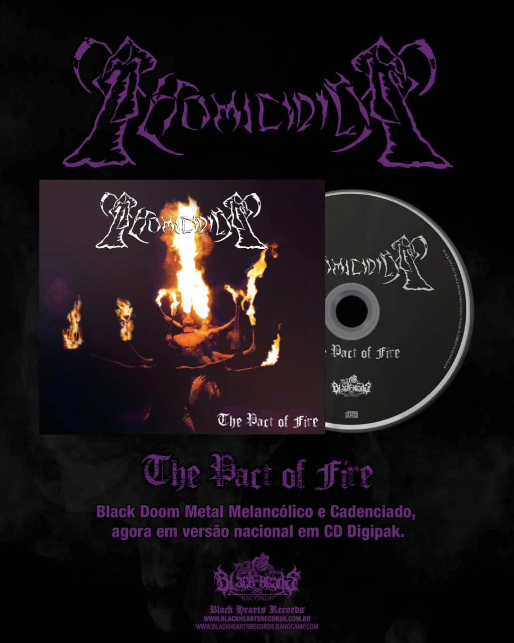 HOMICIDIO "The Pact of Fire" CD Digipak