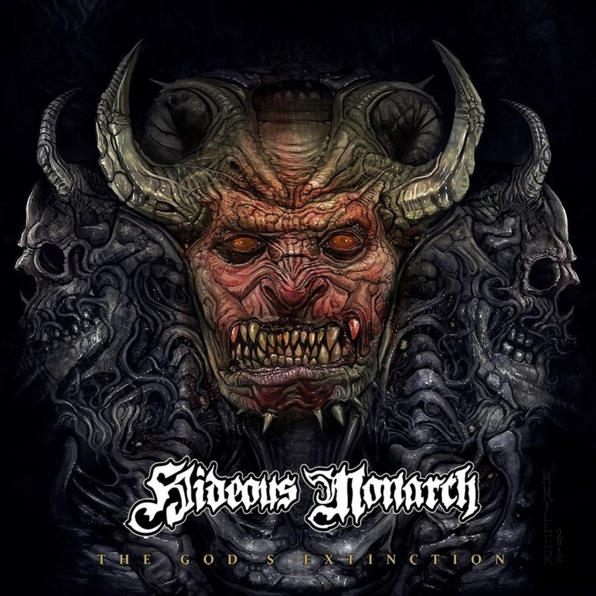HIDEOUS MONARCH - The God’S Extinction CD Slipcase | Black Hearts Records