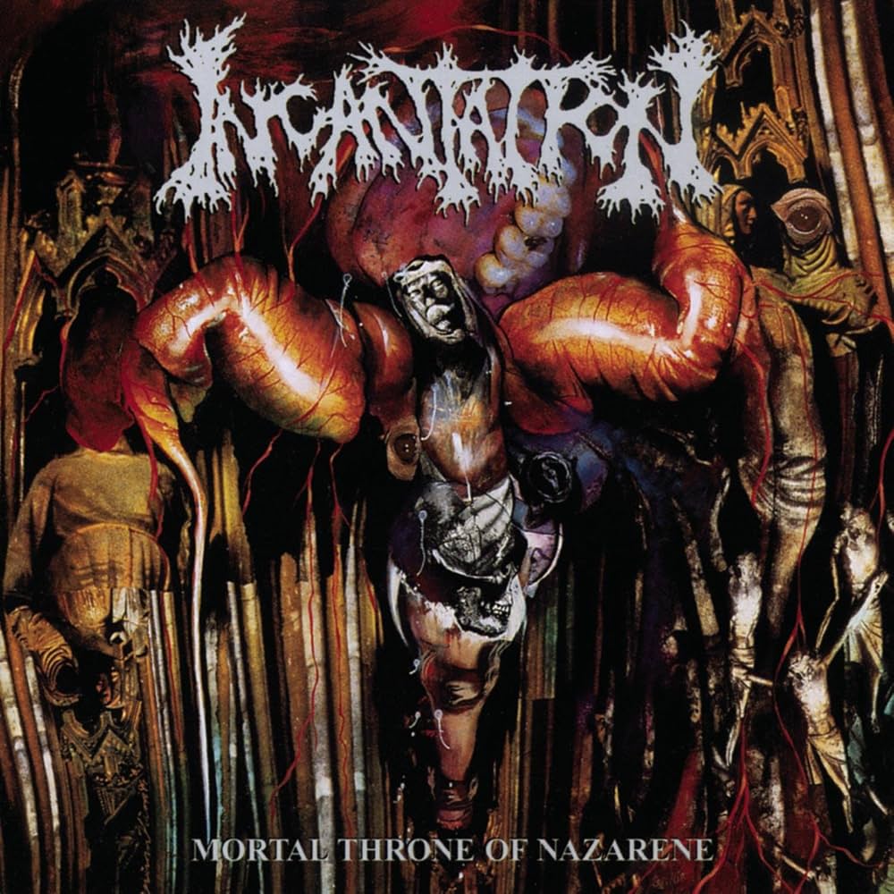 INCANTATION - Mortal Throne Of Nazarene CD | Black Hearts Records