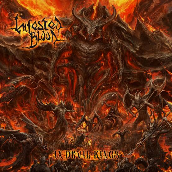 INFESTED BLOOD - IX Devil Kings CD Slipcase | Black Hearts Records