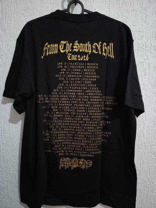 MASACRE - From the South of Hell Tour 2026 Camiseta