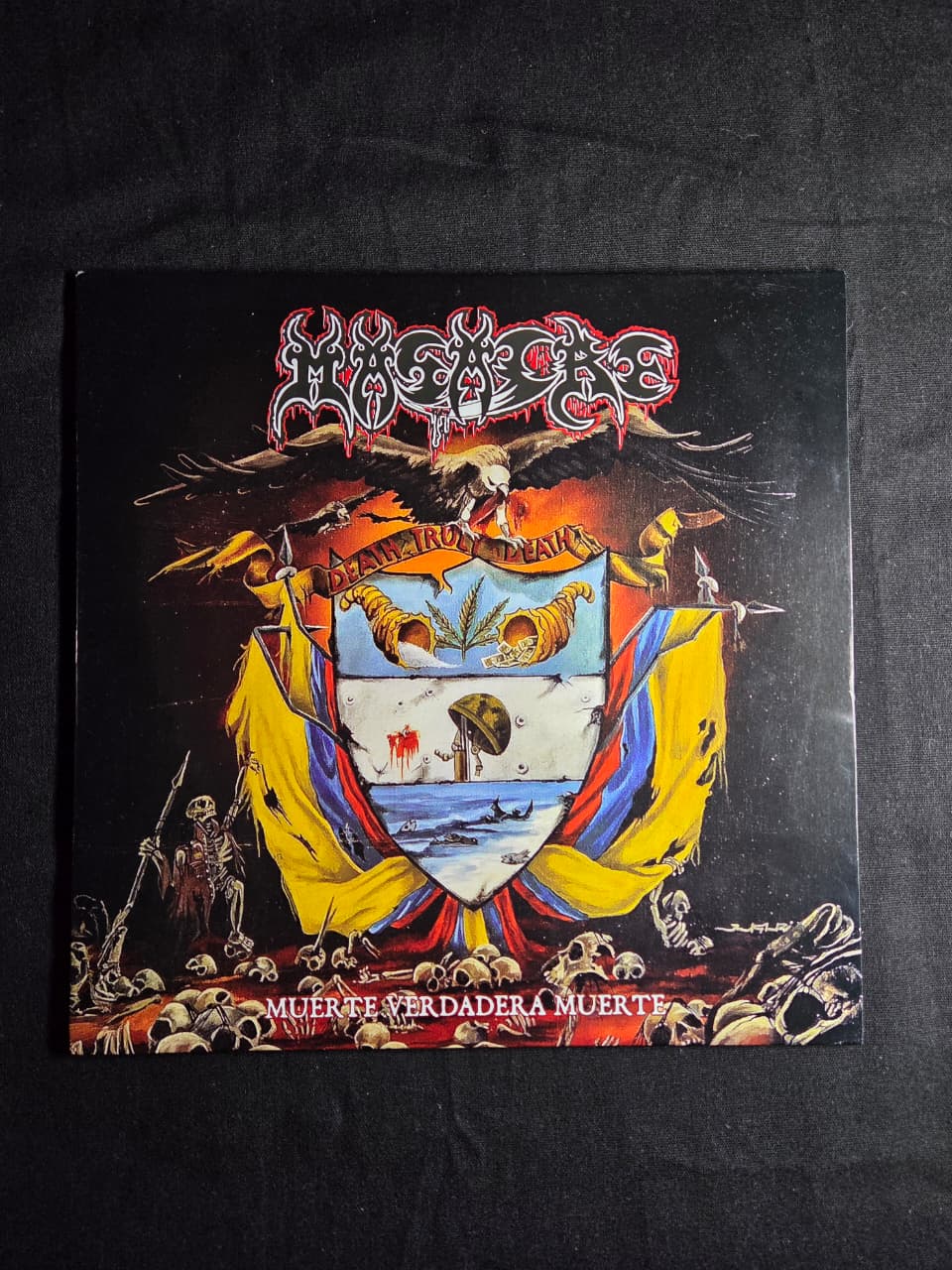 MASACRE - Muerte Verdadera Muerte LP | Black Hearts Records