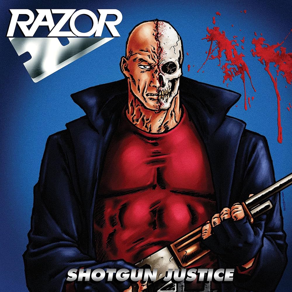 RAZOR - Shotgun Justice CD Slipcase | Black Hearts Records