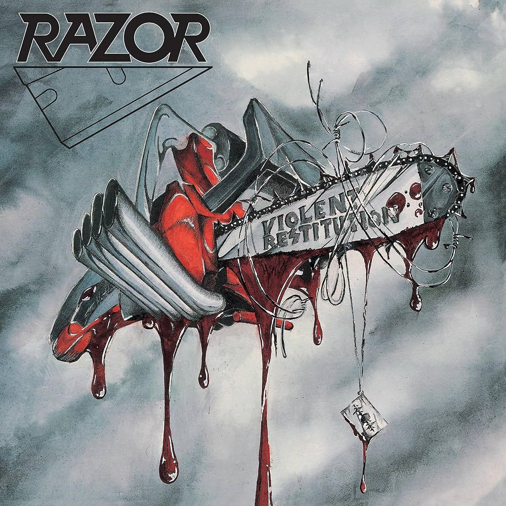 RAZOR - Violent Restitution CD Slipcase | Black Hearts Records